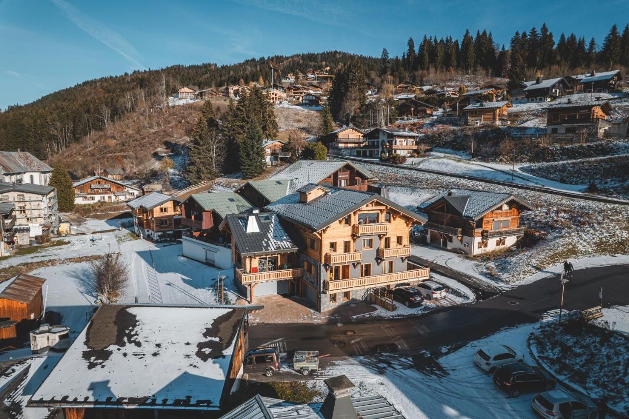 Chalet Charming B And B Les Gets Eksteriør billede