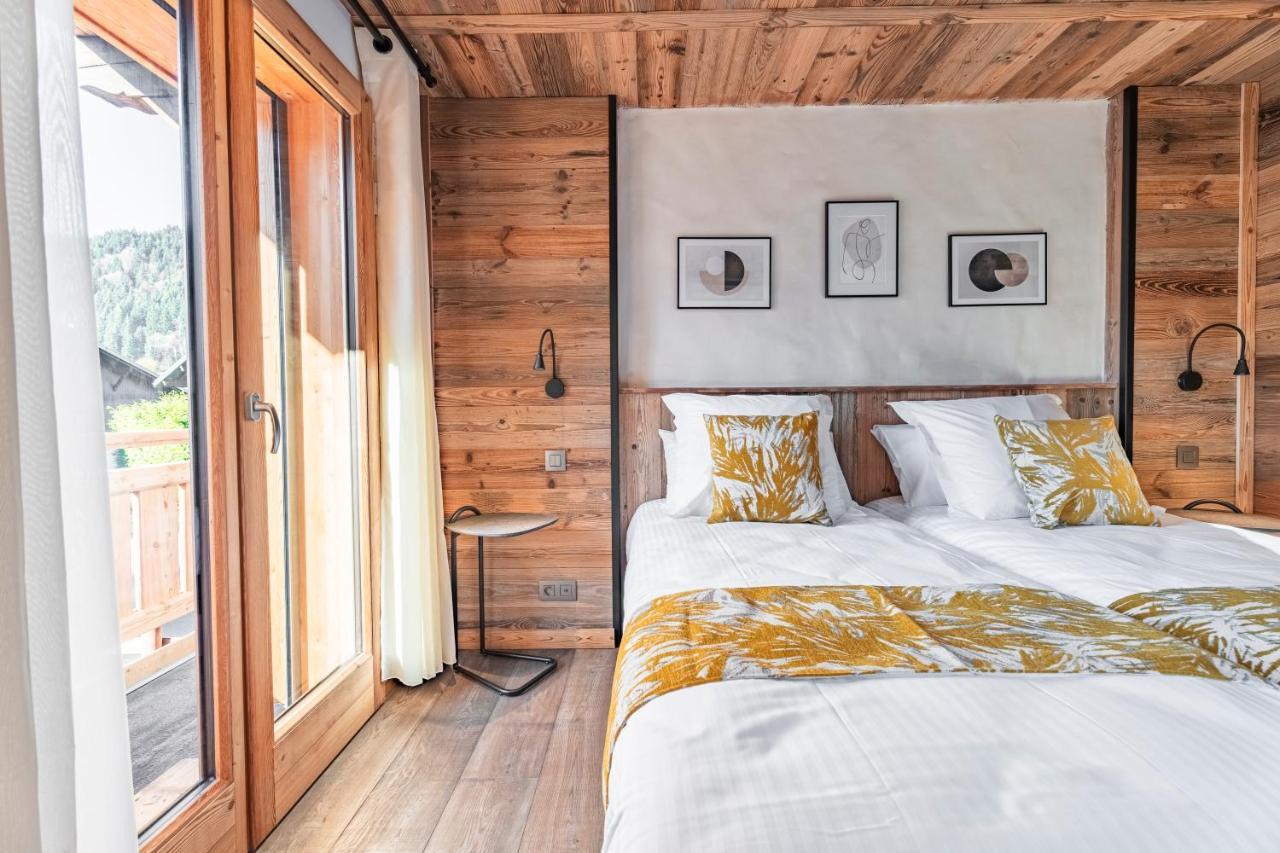 Chalet Charming B And B Les Gets Eksteriør billede