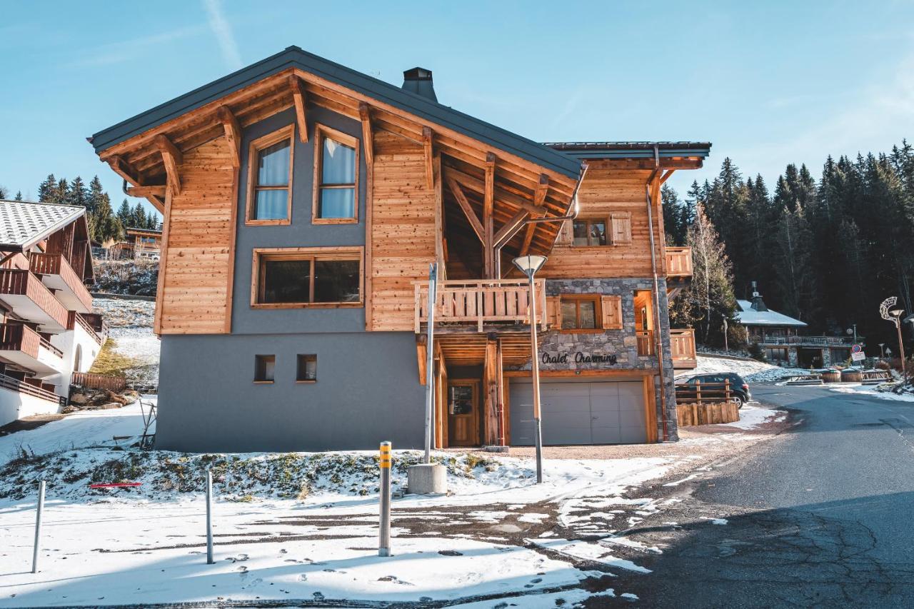 Chalet Charming B And B Les Gets Eksteriør billede
