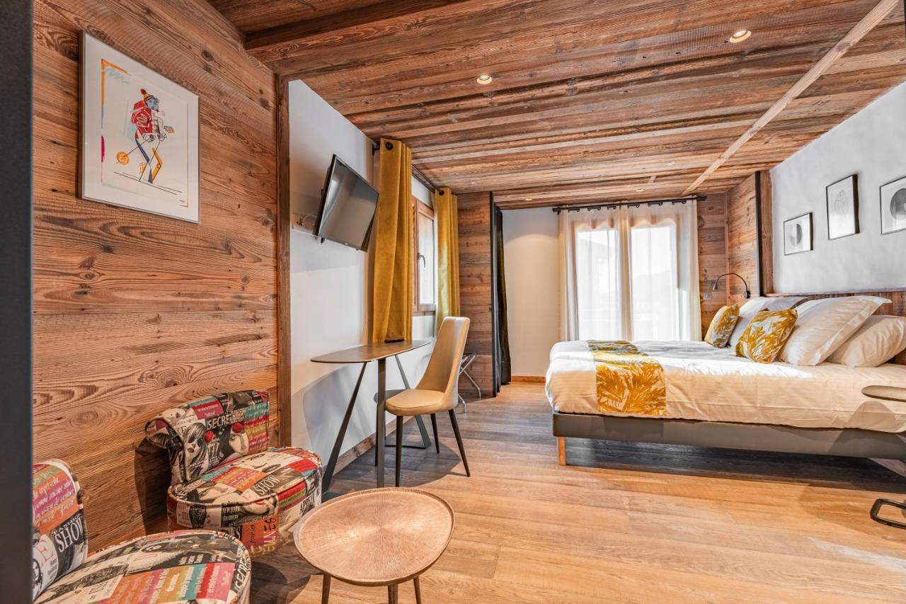 Chalet Charming B And B Les Gets Eksteriør billede