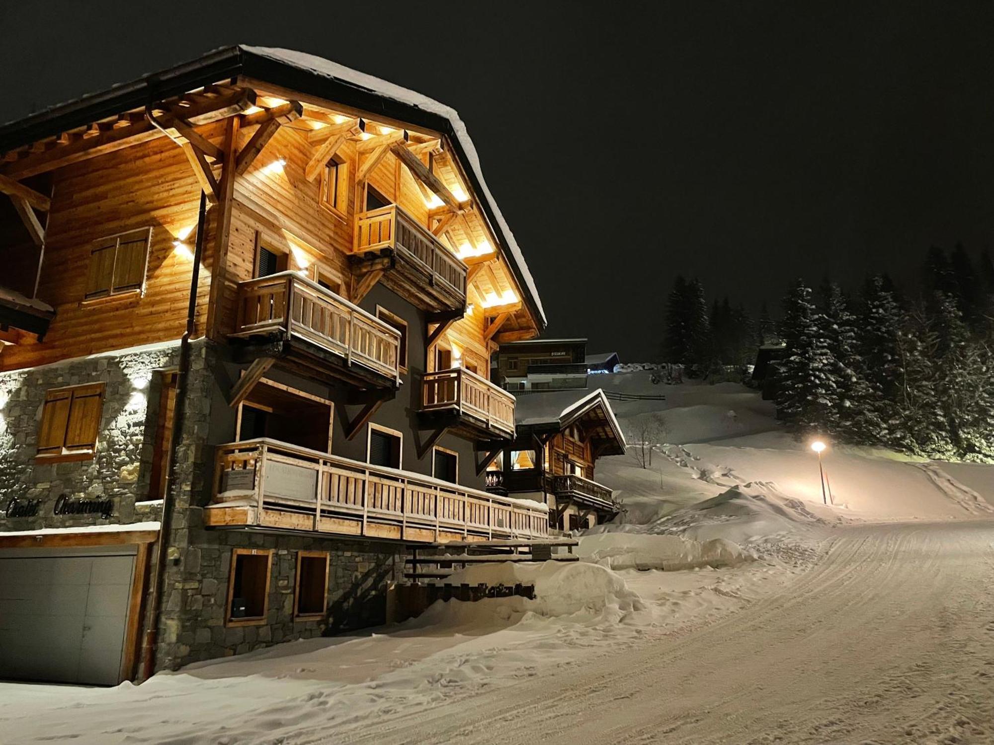 Chalet Charming B And B Les Gets Eksteriør billede